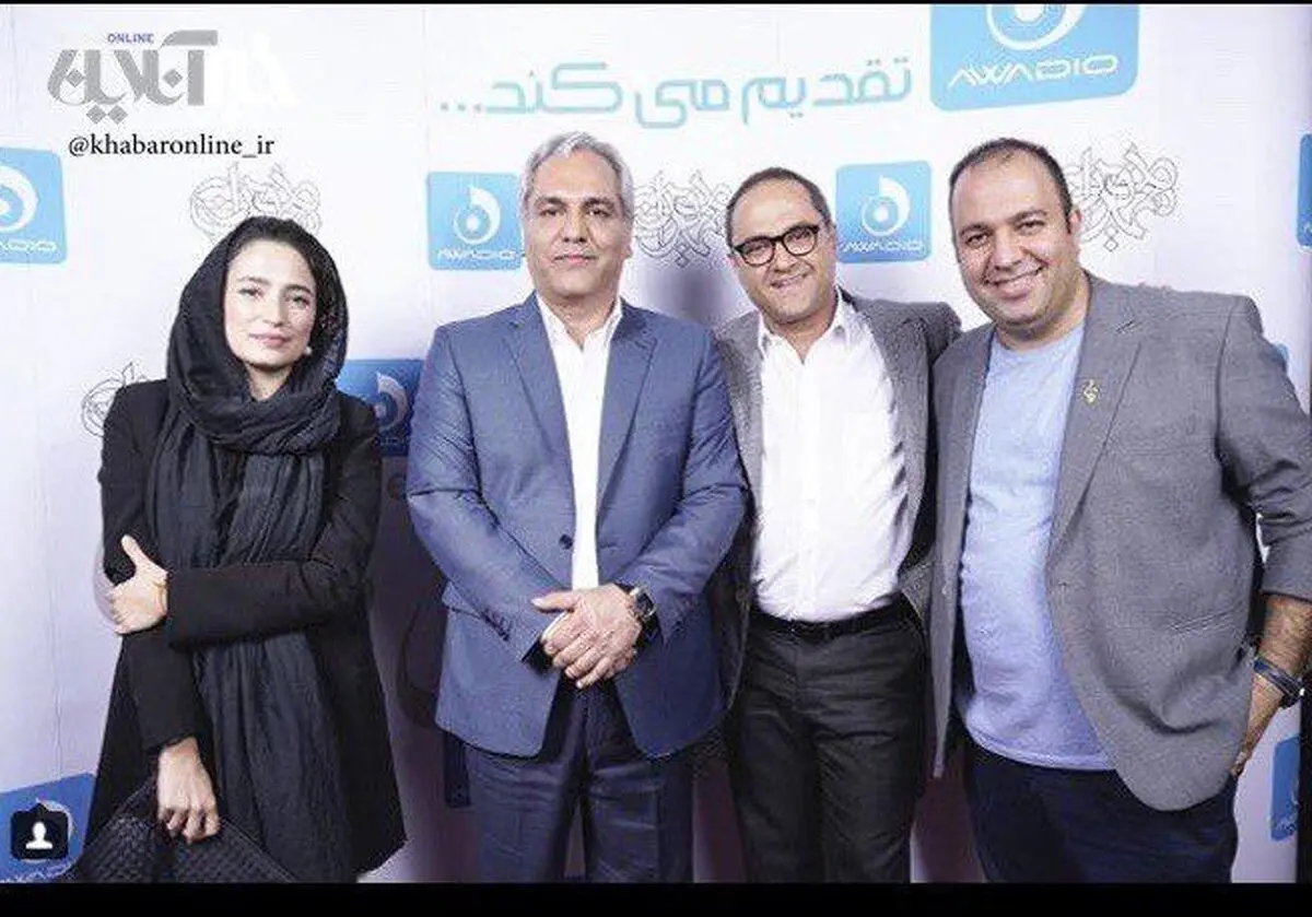 رامبد جوان و نگار جواهریان در پشت‌صحنه کنسرت مهران مدیری /عکس