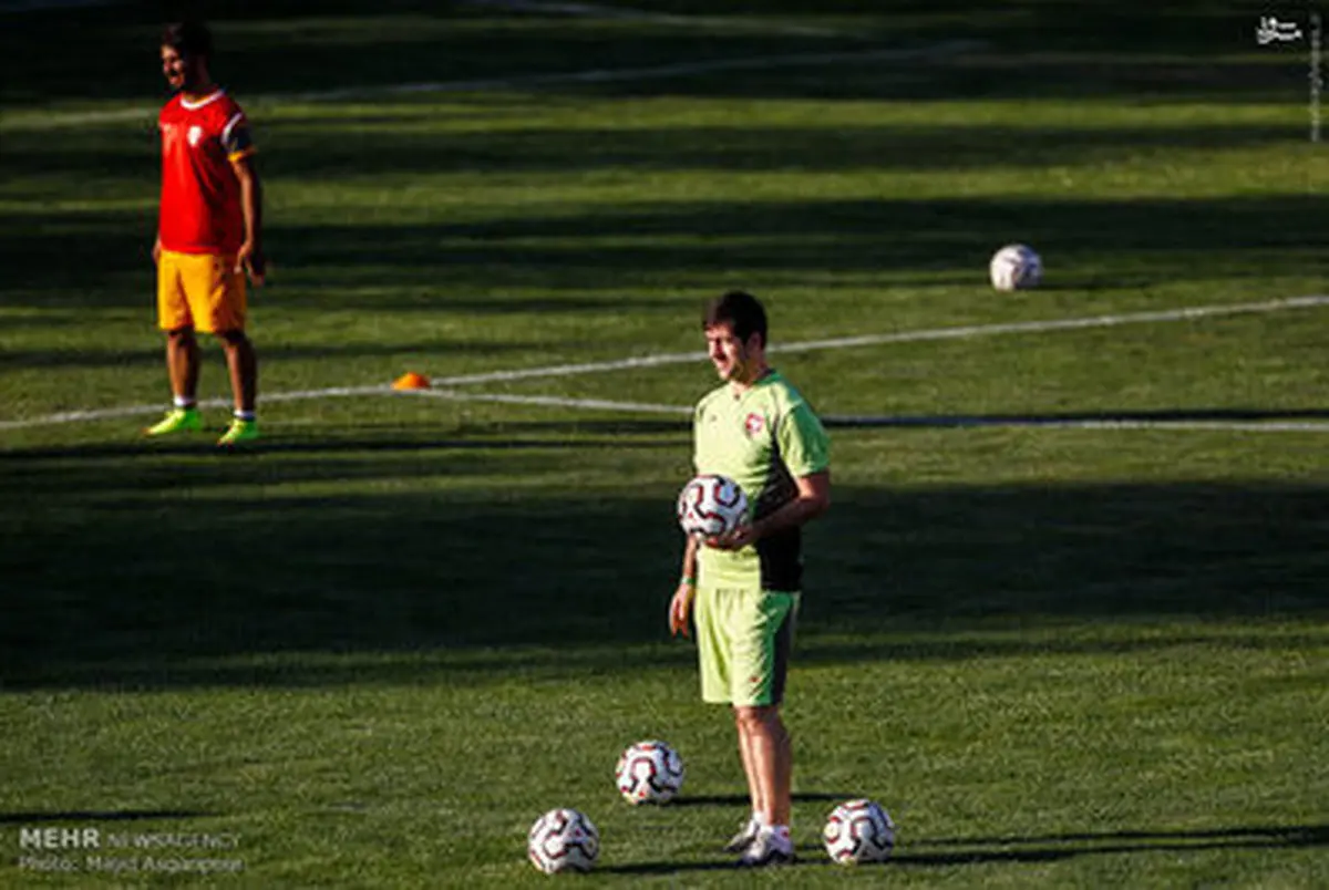 تمرین تیم فوتبال پرسپولیس/تصاویر