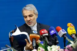 حواشی نشست خبری نوبخت/تصاویر