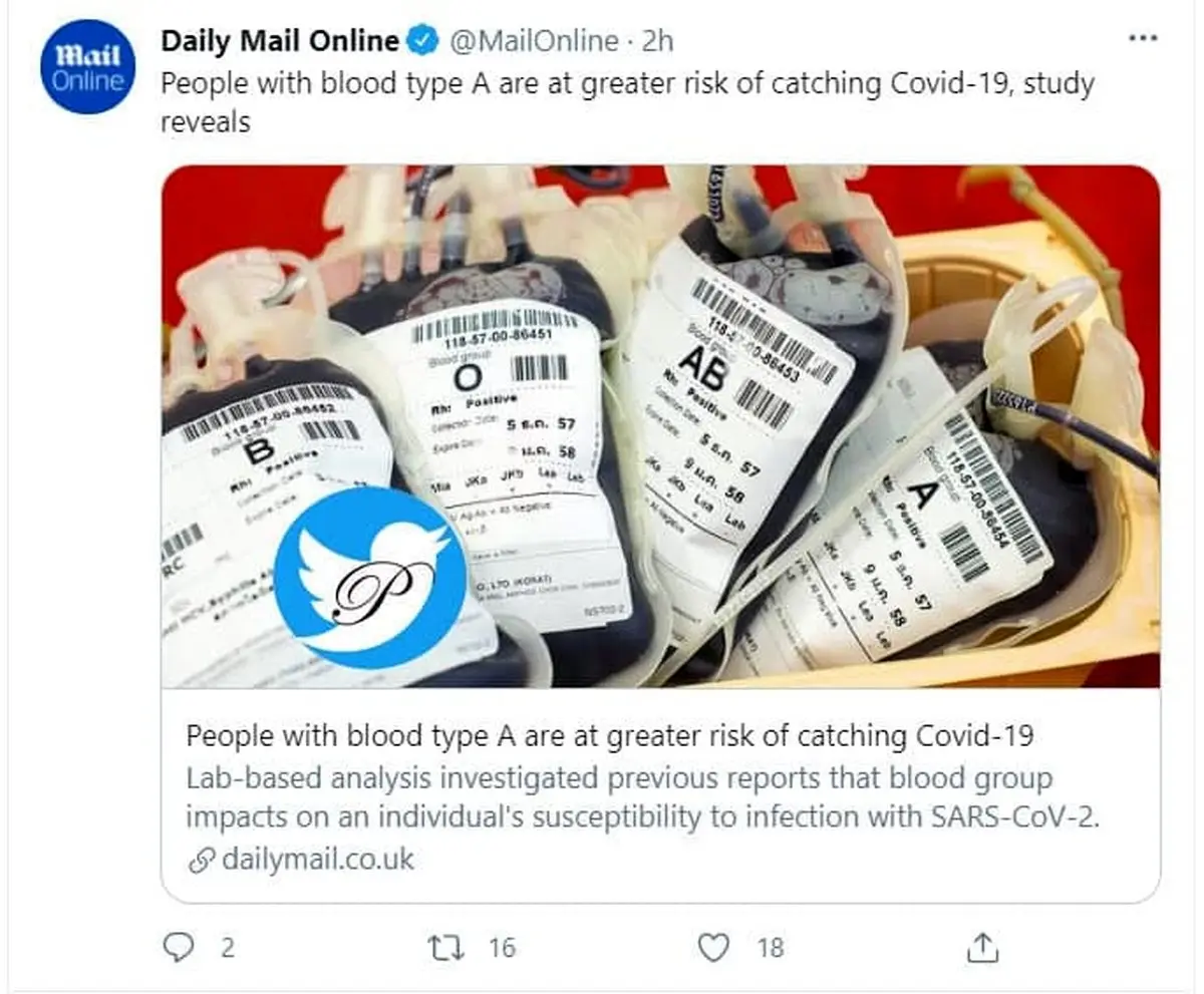 هشدار؛ خطر بزرگ کرونایی در کمین افراد با گروه خونی A + عکس