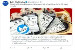 هشدار؛ خطر بزرگ کرونایی در کمین افراد با گروه خونی A + عکس