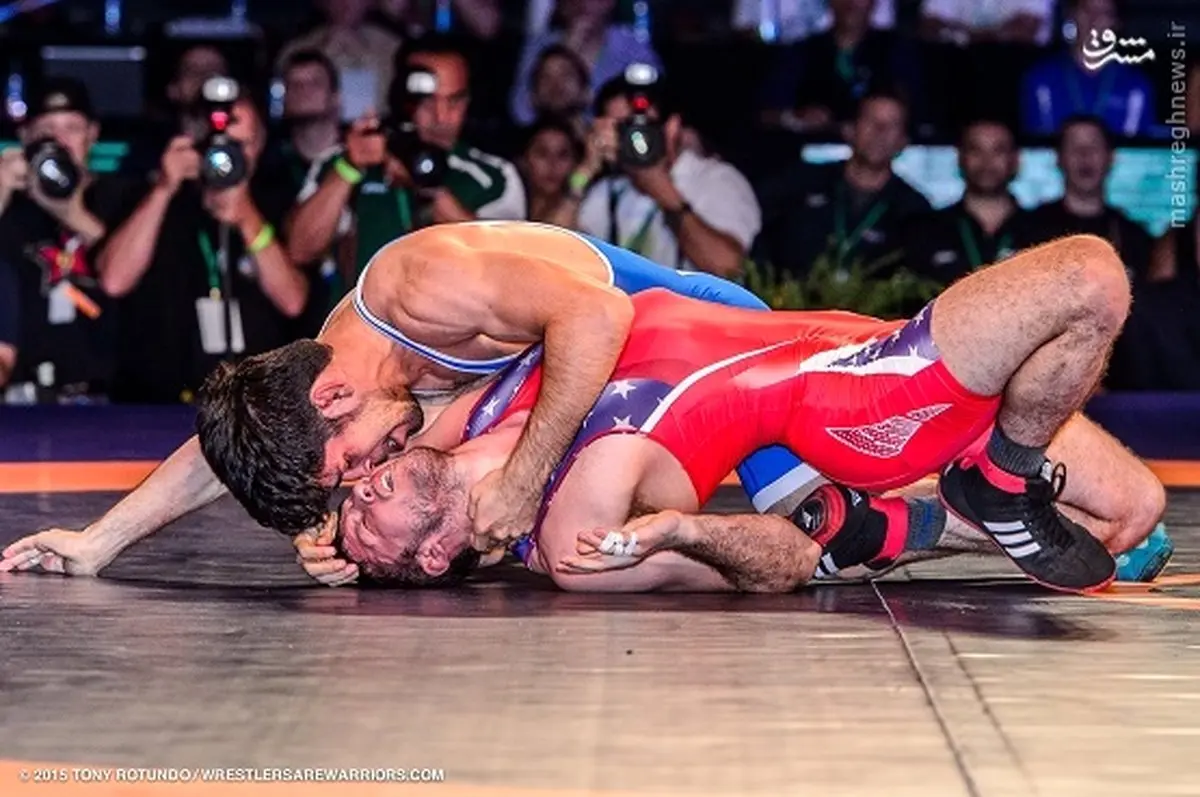 صحنه‌ای زیبا از دیدار ایران و آمریکا/عکس