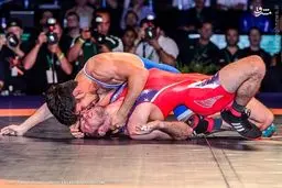 صحنه‌ای زیبا از دیدار ایران و آمریکا/عکس