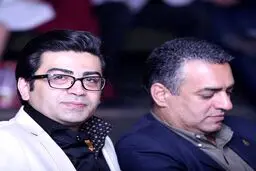فرزاد حسنی در کنار خواهرزاده فردین/ عکس
