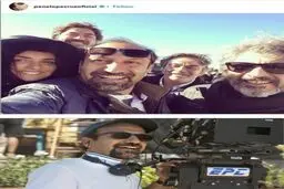 تصویری از پشت صحنه فیلم جدید اصغر فرهادی با حضور «پنه‌لوپه کروز»