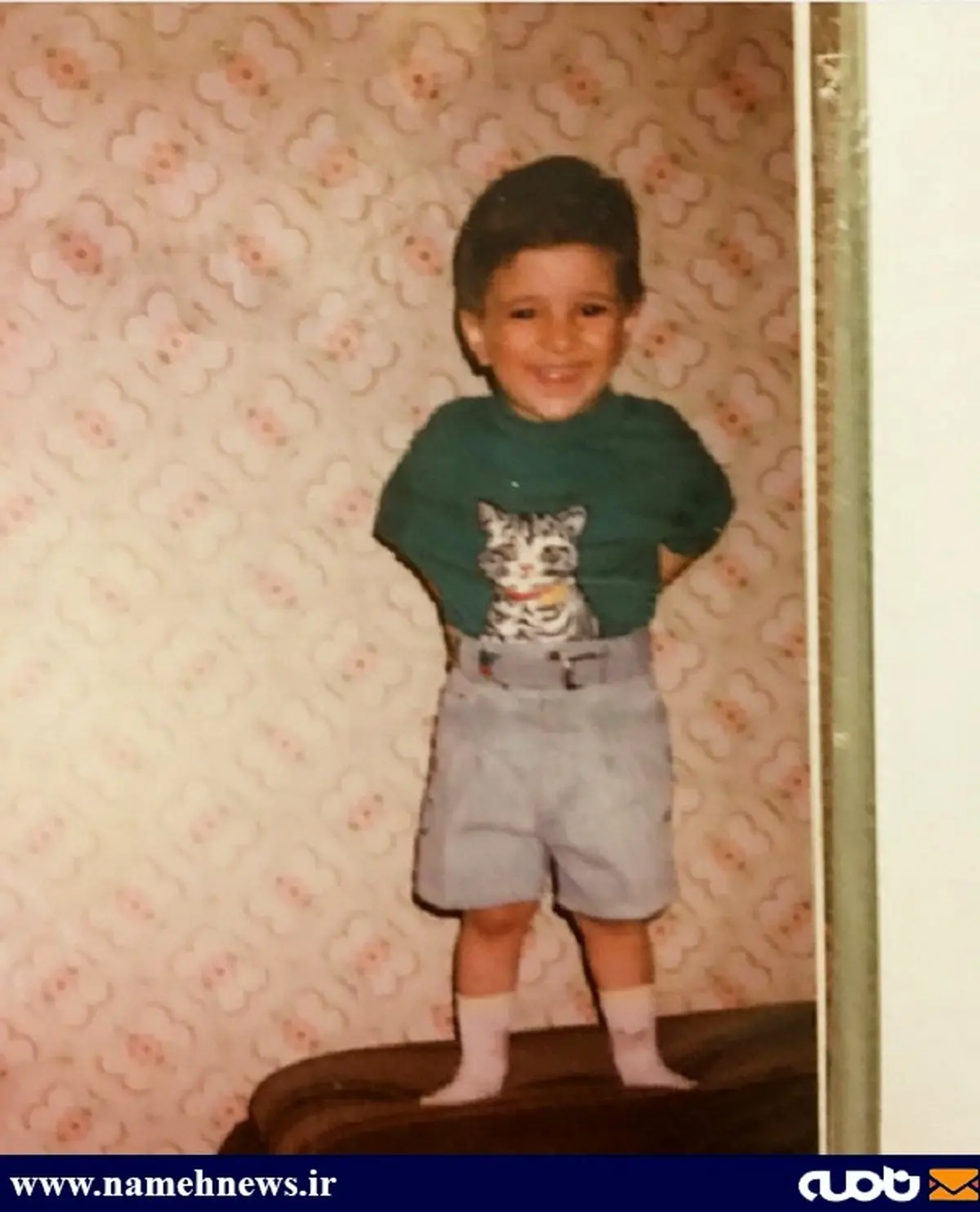 ستاره پرسپولیس در دوران کودکی/ عکس
