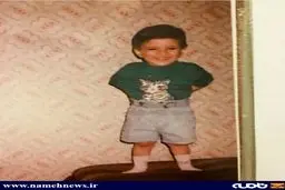 ستاره پرسپولیس در دوران کودکی/ عکس