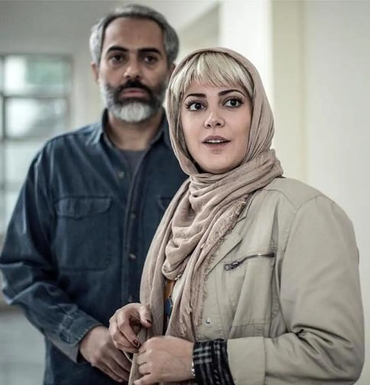 گریم جالب طناز طباطبایی در فیلم بی حساب