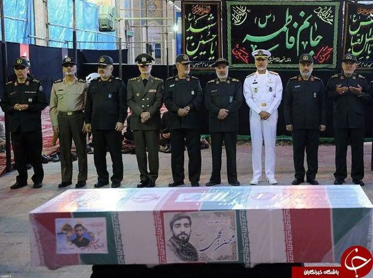 تصاویری از حضور چهره‌های سیاسی در تشییع پیکر شهید حججی