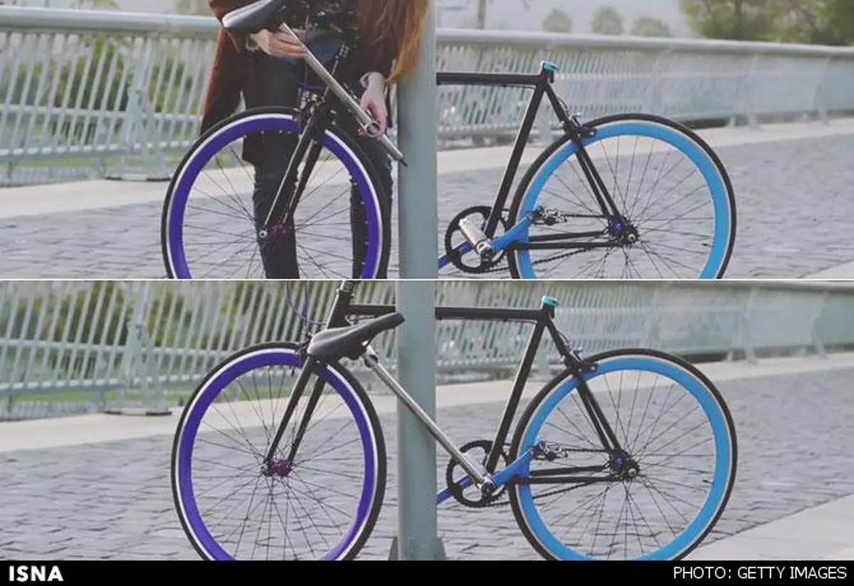 دوچرخه‌ای‌که‌هرگزسرقت‌نمی‌شود!/عکس