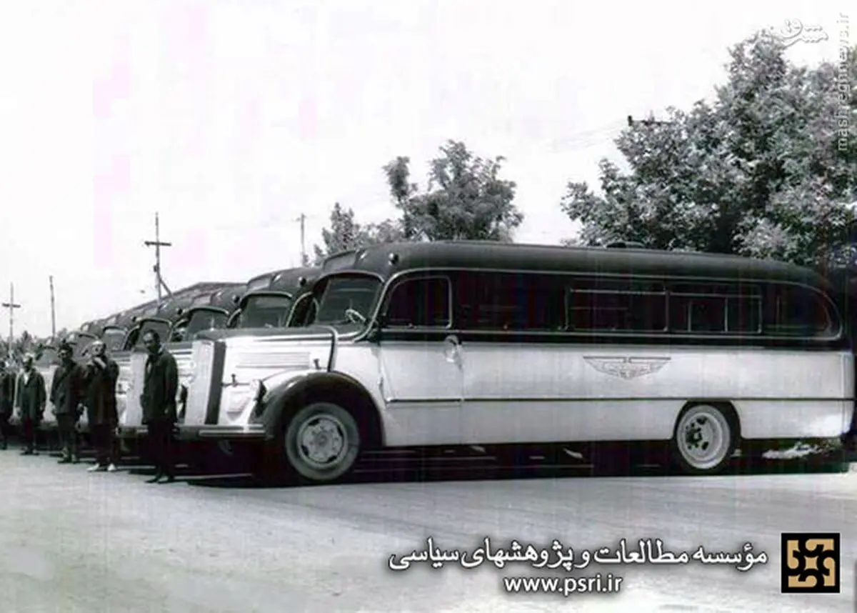 اولین اتوبوس‌های تهران