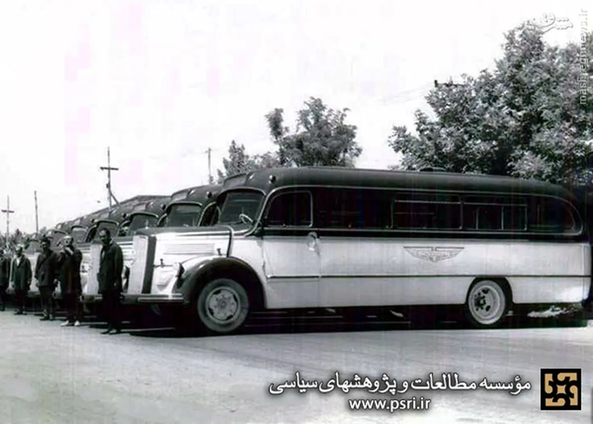 اولین اتوبوس‌های تهران