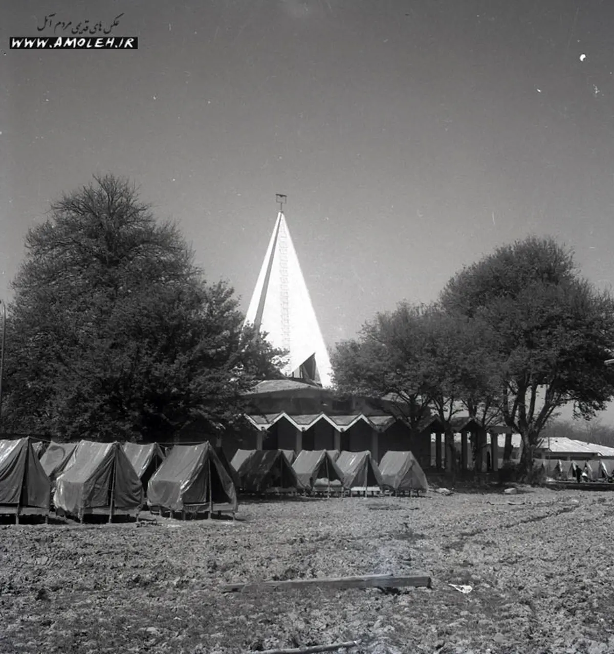 عکس دیده نشده از امامزاده عبدالله آمل در دهه 40