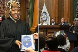 اولین قاضی محجبه در آمریکا + عکس