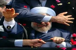 عکس: حرکت جالب محافظ رئیس جمهور