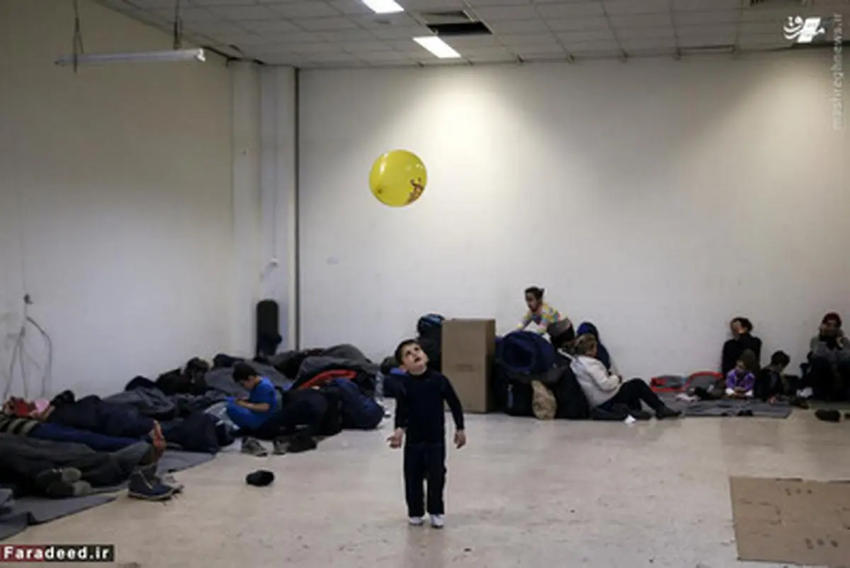 فرودگاهی که خانه پناهجویان شد/ تصاویر