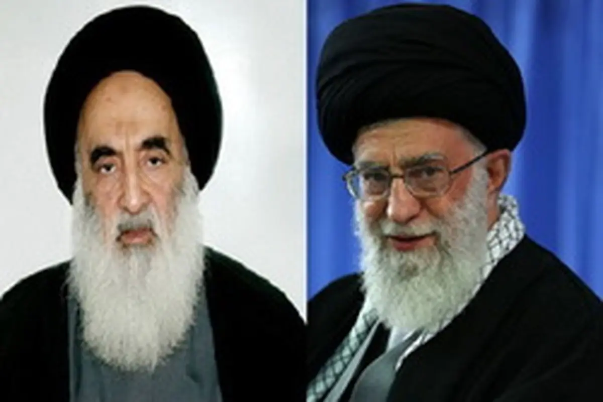 پیام تسلیت آیت الله سیستانی خطاب به رهبرانقلاب