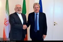 حواش دیدار ظریف و وزیر خارجه ایتالیا/ تصاویر