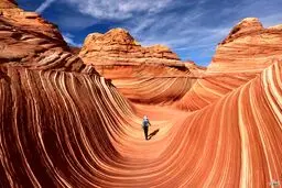 نقطه ای منحصربفرد به شکل U در آریزونای آمریکا/عکس