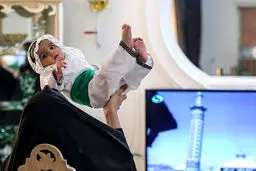 همايش متفاوت شيرخوارگان حسيني + عكس