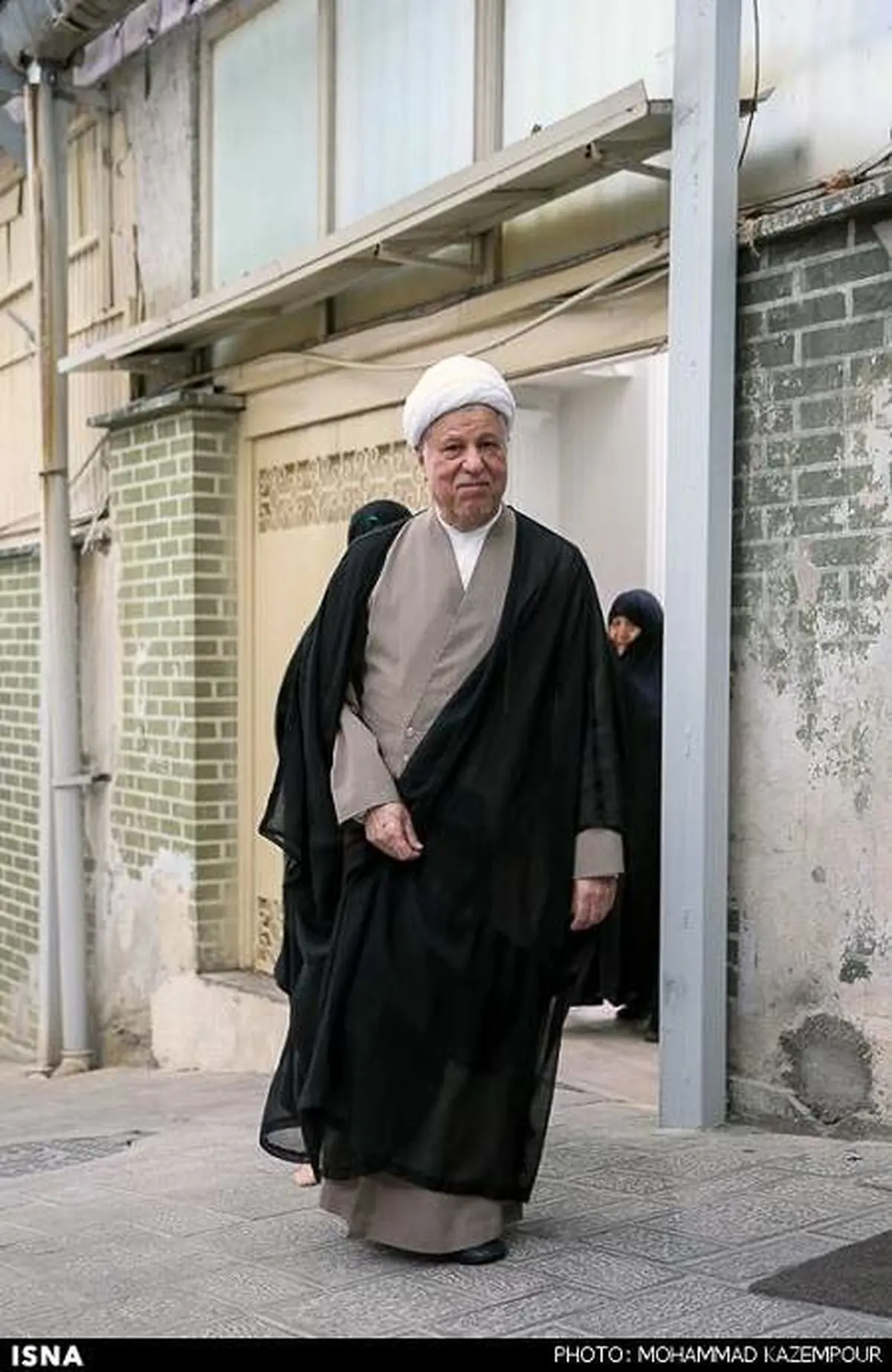 سردر خانه آیت الله هاشمی/عکس