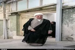 سردر خانه آیت الله هاشمی/عکس