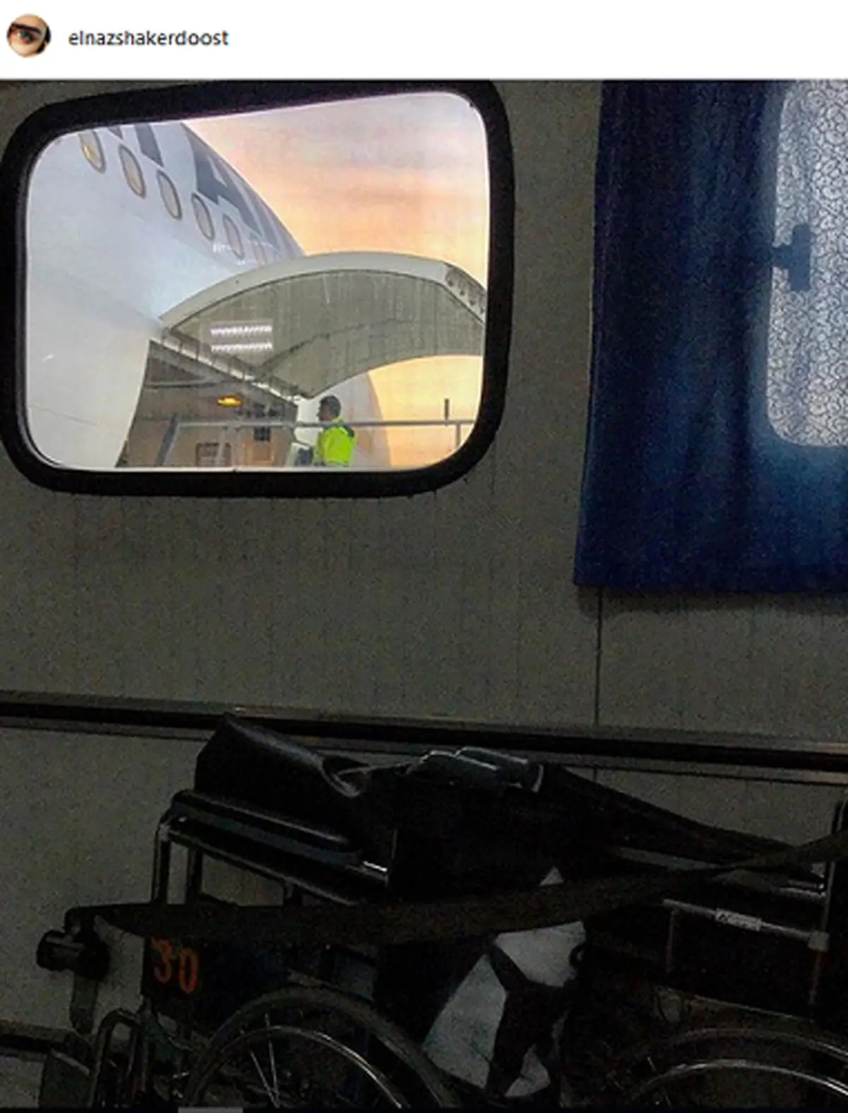 «الناز شاکردوست» عازم خارج از کشور شد! /عکس