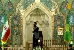 ببینید: شعرخوانی صابر خراسانی در مرثیه حضرت زهرا (س)
