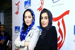 نیکی کریمی و لیلا زارع در اکران مردمی فیلم "آذر"/عکس