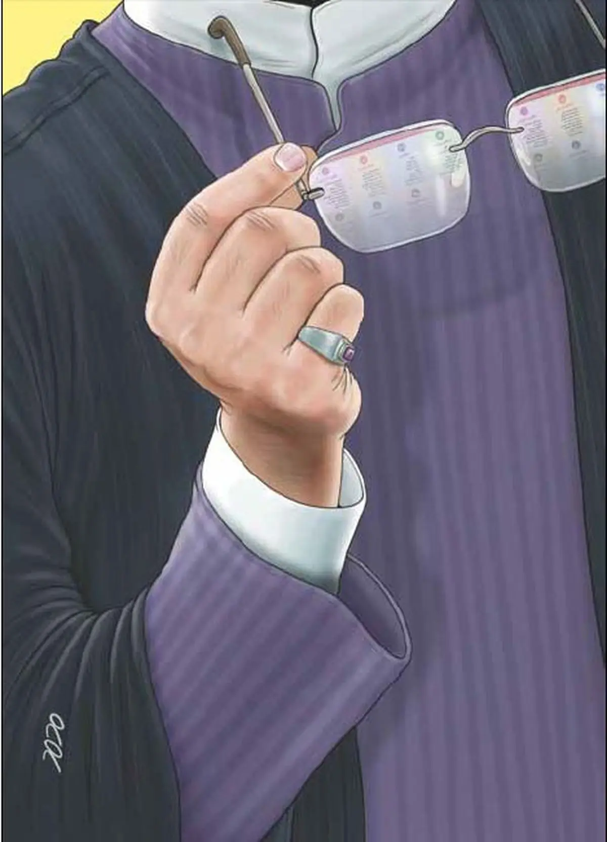 حسن روحانی اینگونه خود را سانسور کرد/عکس