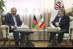 دیدار مشاور امنیت ملی افغانستان با وزیر کشور/عکس