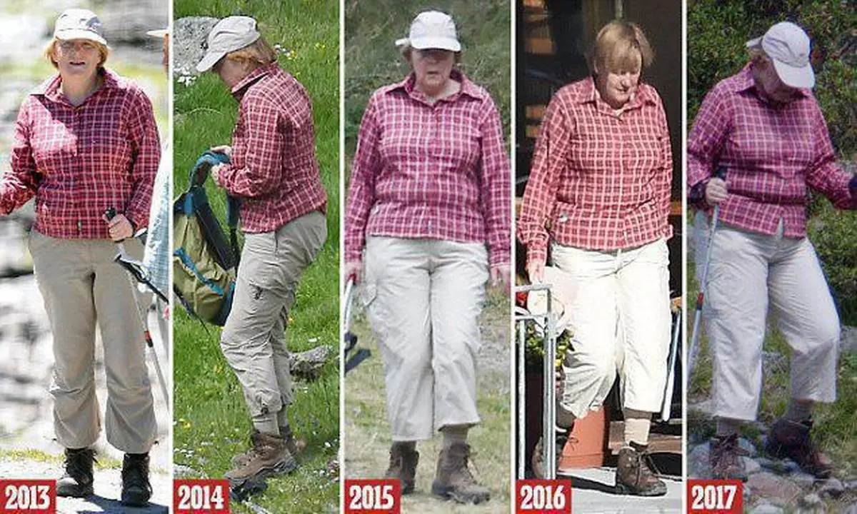 لباس آنگلا مرکل باز هم سوژه رسانه ها شد!/عکس