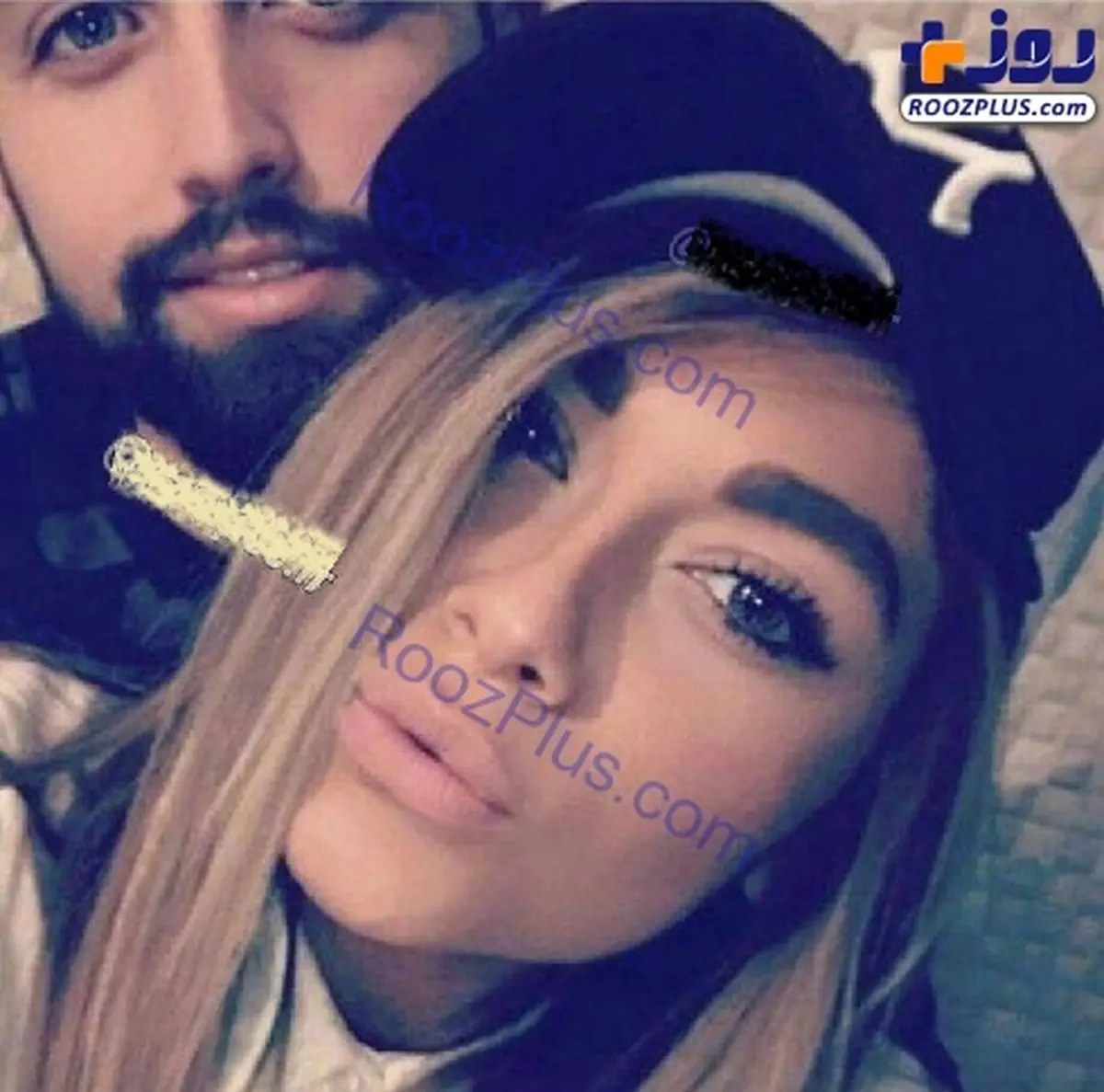 بازیگر پرحاشیه از چهره کامل همسرش رونمایی کرد/عکس