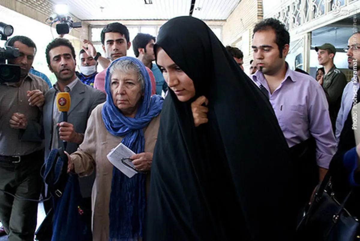 حجاب همسر جیسون رضائیان/عکس