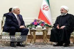 دیدار رییس مجلس ملی آذربایجان با روحانی / عکس