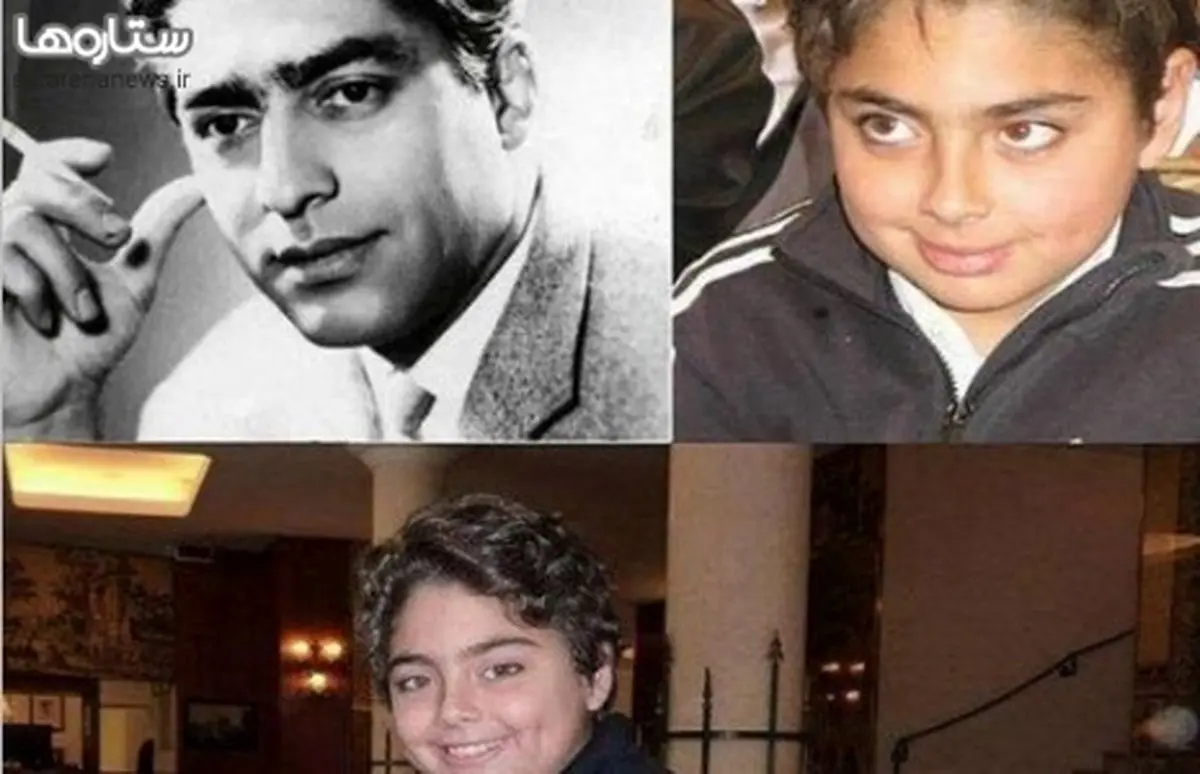 شباهت نوه فردین به پدربزرگش!/عکس