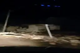 اولین تصاویر از خسارات زمین لرزه در سی سخت