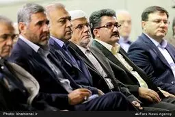 صف اول دیدار نمایندگان با رهبر معظم انقلاب/ عکس