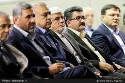 صف اول دیدار نمایندگان با رهبر معظم انقلاب/ عکس