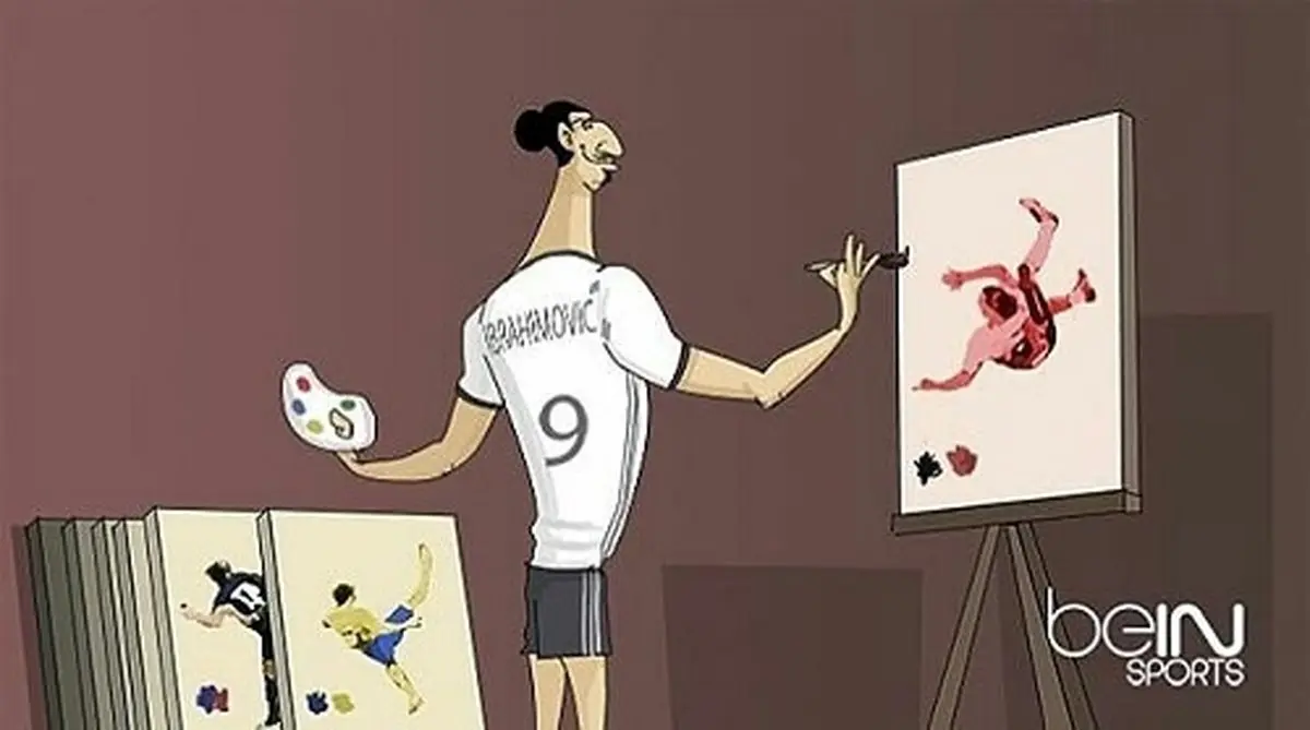 چه می‌کنه این زلاتان!/ کاریکاتور