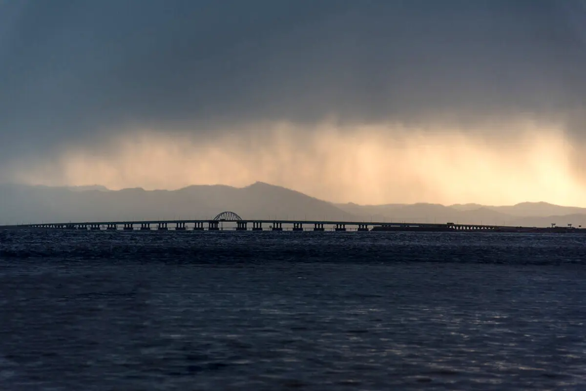 طوفان‌ نمک در دریاچه ارومیه