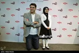 عکس متفاوت مجری مشهور در اکران یک فیلم