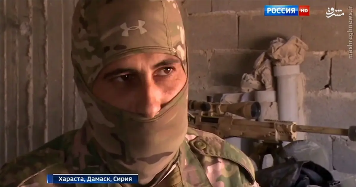 عکس/تفنگ تک‌تیرانداز انگلیسی در دست سوری‌ها