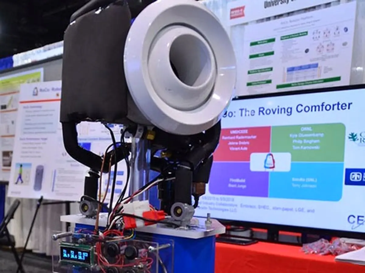 عکس/ رباتی که دنبال‌تان است تا دمای اتاق را باب میل‌تان کند