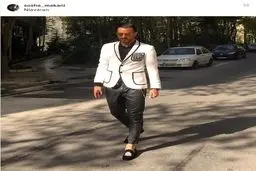 تیپ خاص سوشا مکانی در شمال تهران/عکس