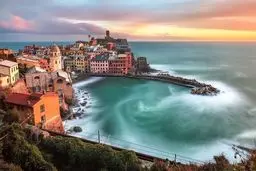 تصویری زیبا از ساحل ایتالیا