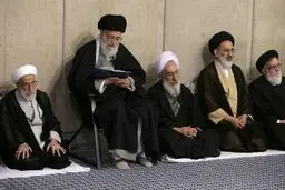 مراسم ترحیم آیت‌الله مؤمن در حسینیه امام خمینی(ره)/ تصاویر