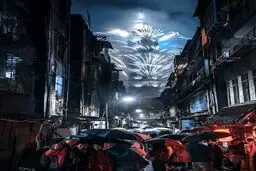 تصویری دیدنی از توکیو در شب کریسمس/ عکس