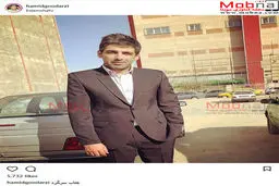 تیپ جناب سرگرد حمید گودرزی در پروژه ای جدید/ عکس