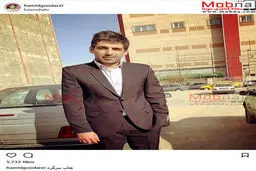 تیپ جناب سرگرد حمید گودرزی در پروژه ای جدید/ عکس